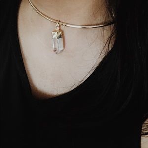 Clear Quartz Crystal Choker